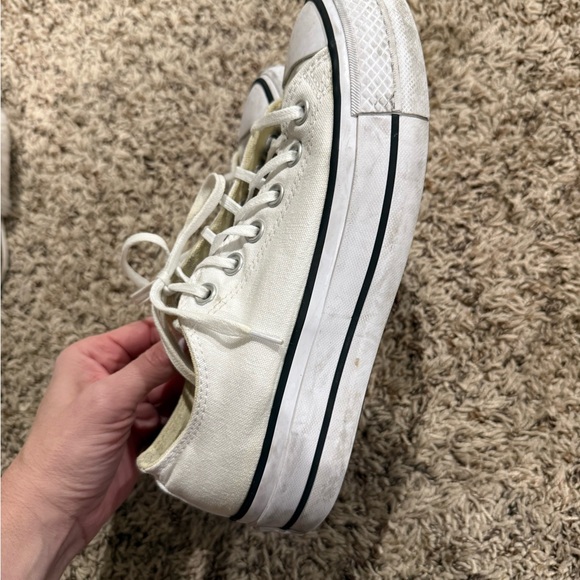 Converse Classic White Canvas Sneakers - Picture 2 of 5